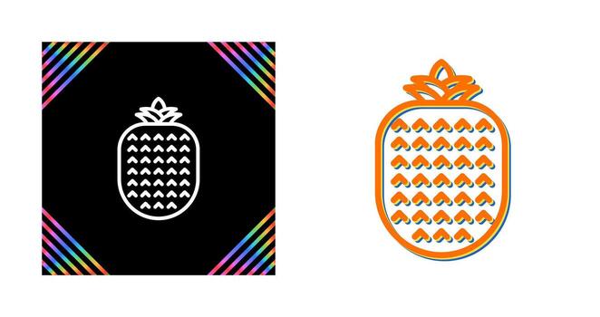 Pineapple Vector Icon
