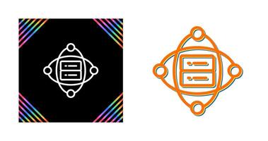 Cluster Server Vector Icon