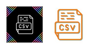 CSV Vector Icon