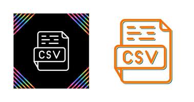 CSV Vector Icon