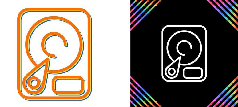 Hard Drive Vector Icon