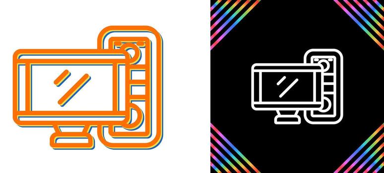Computer Vector Icon