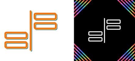 Horizontal Alignment Vector Icon
