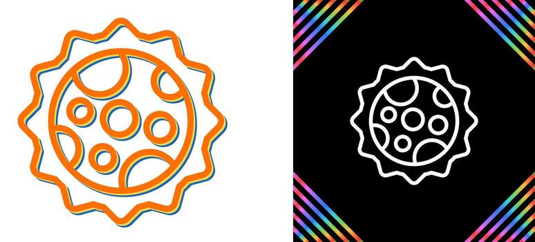 icono de vector de eclipse