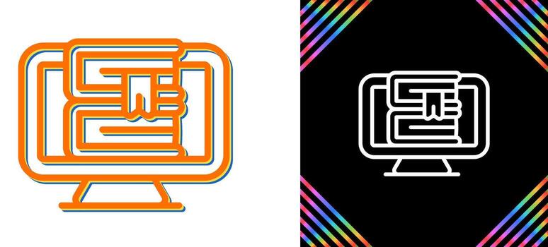 Computer Vector Icon