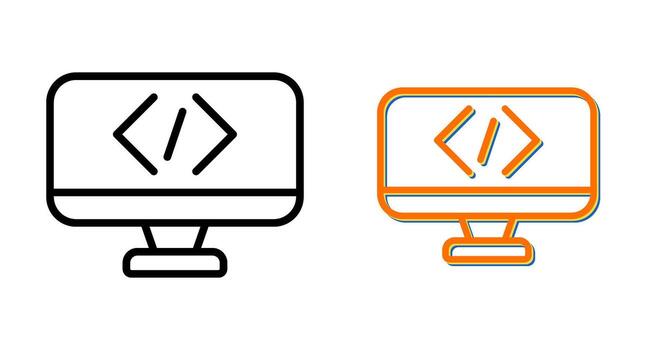 Coding Vector Icon