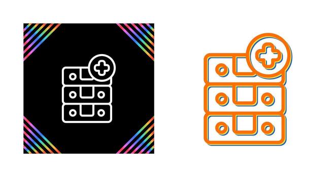 icono de vector de base de datos