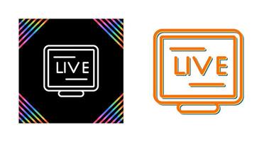 Live Stream Vector Icon