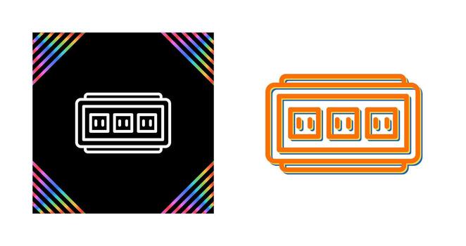 icono de vector de enchufe