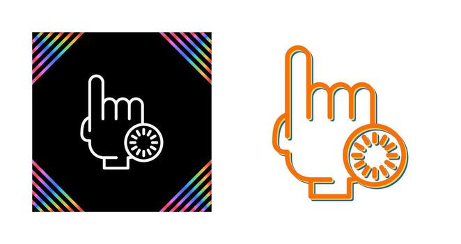 icono de vector de carga