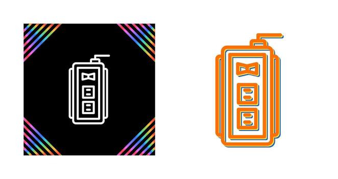 icono de vector de enchufe