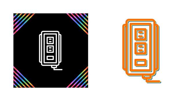 icono de vector de enchufe