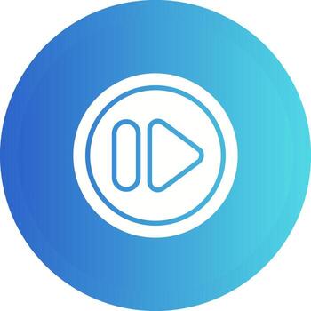 Fast Forward Button Vector Icon