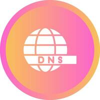 dns servidor vector icono