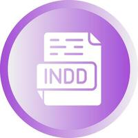 INDD Vector Icon