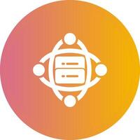 Cluster Server Vector Icon