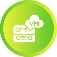 VPS Hosting Vector Icon