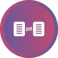 Document Sharing Vector Icon