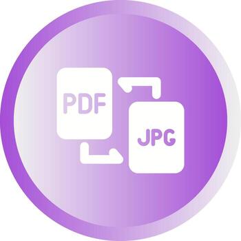 documento conversión vector icono