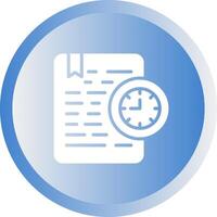 Document Expiration Vector Icon