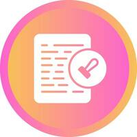 Document Permissions Vector Icon