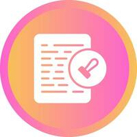 Document Permissions Vector Icon