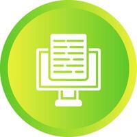 Document Presentation Vector Icon