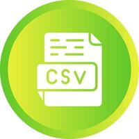 CSV Vector Icon