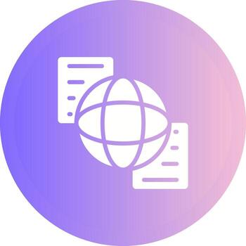 documento compartiendo vector icono