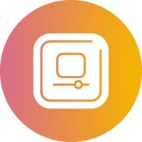 Video Stop Square Vector Icon