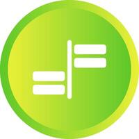 Horizontal Alignment Vector Icon