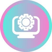 Desktop Computer Vector Icon