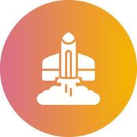 Rocket Launch Vector Icon