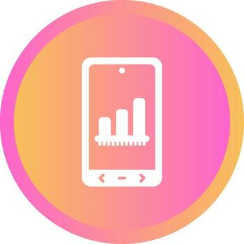 icono de vector de gráfico
