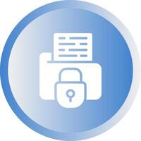 Secure Folder Vector Icon