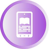 E book Reader Vector Icon