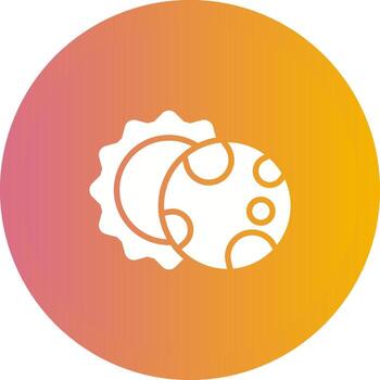 icono de vector de eclipse