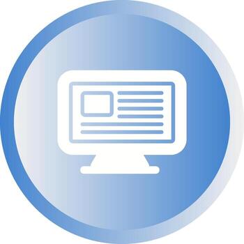 icono de vector de computadora