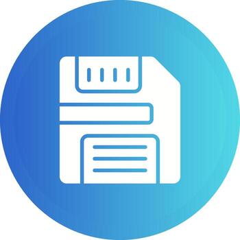 Floppy Disc Vector Icon