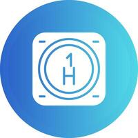 Hydrogen Vector Icon