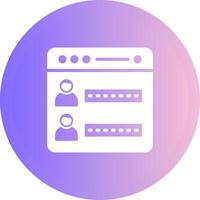 Log In Vector Icon