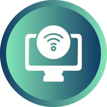 Computer Vector Icon