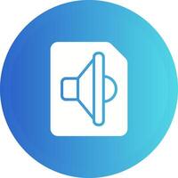 audio archivo vector icono