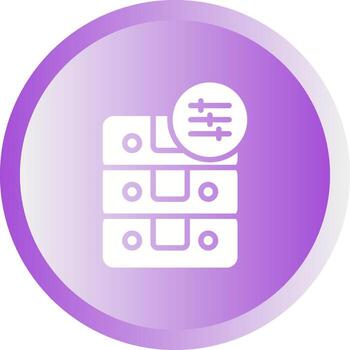 icono de vector de base de datos