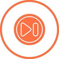 Next Track Button Vector Icon