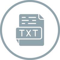 icono de vector de texto