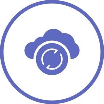 icono de vector de sincronización