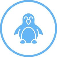 icono de vector de pingüino