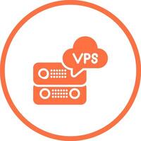 VPS Hosting Vector Icon
