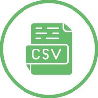 CSV Vector Icon